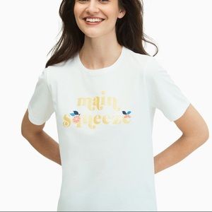 NWT Kate Spade “Main Squeeze” citrus graphic tee